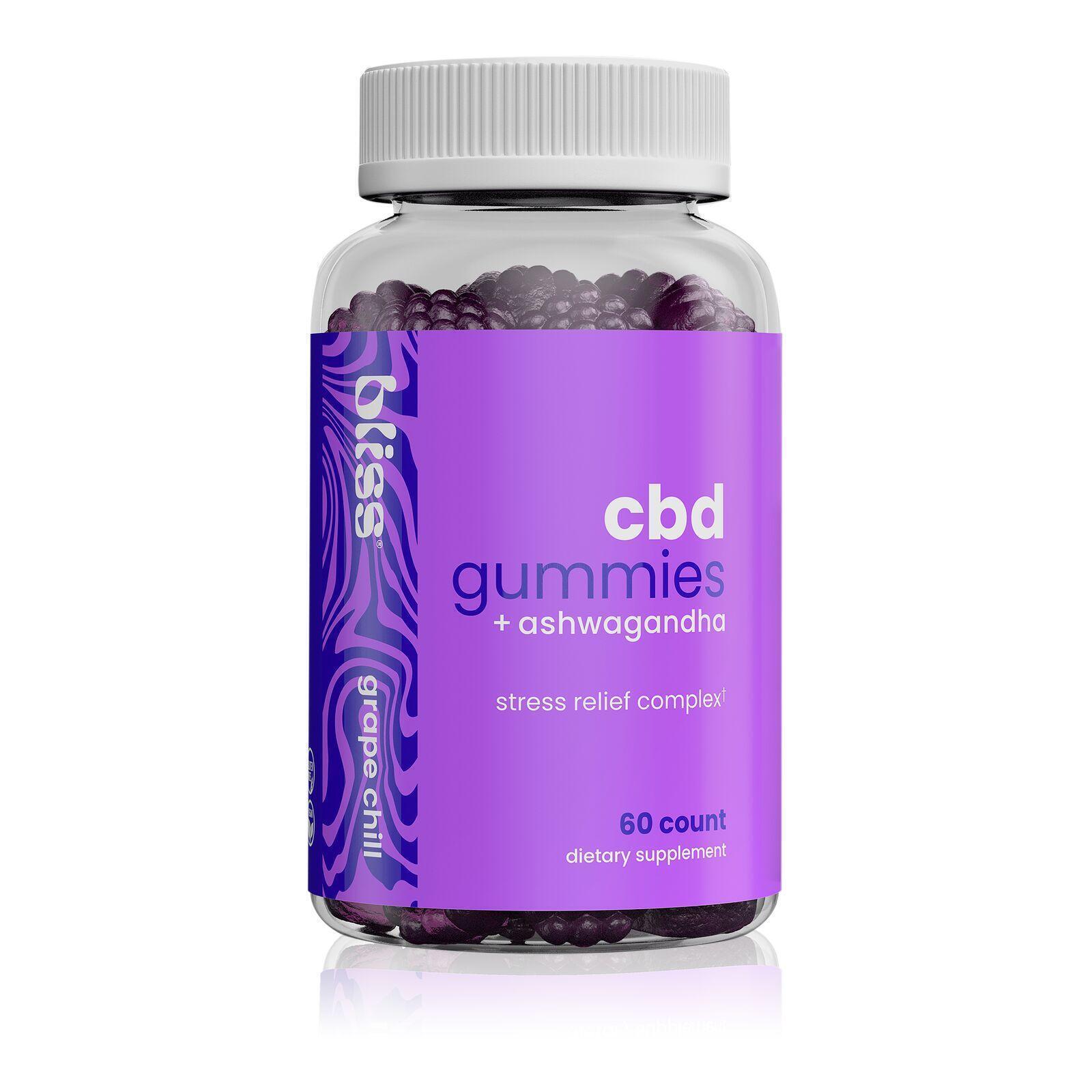Bliss® CBD Gummies + Ashwagandha
