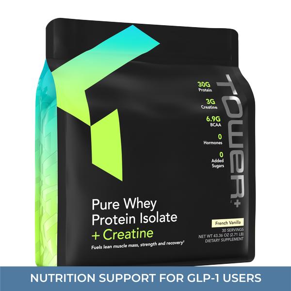 Tower+™ Pure Whey Protein Isolate + Creatine